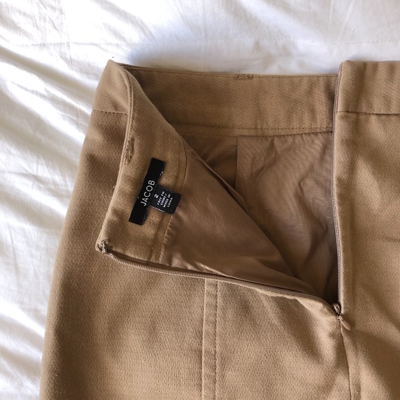 JACOB Tan High-Waisted A-Line Skirt - Picture 7 of 8